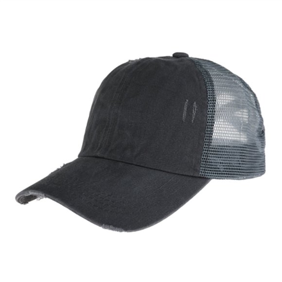 Trend Setter Diva Boutique Accessories - Charcoal trucker cap hat